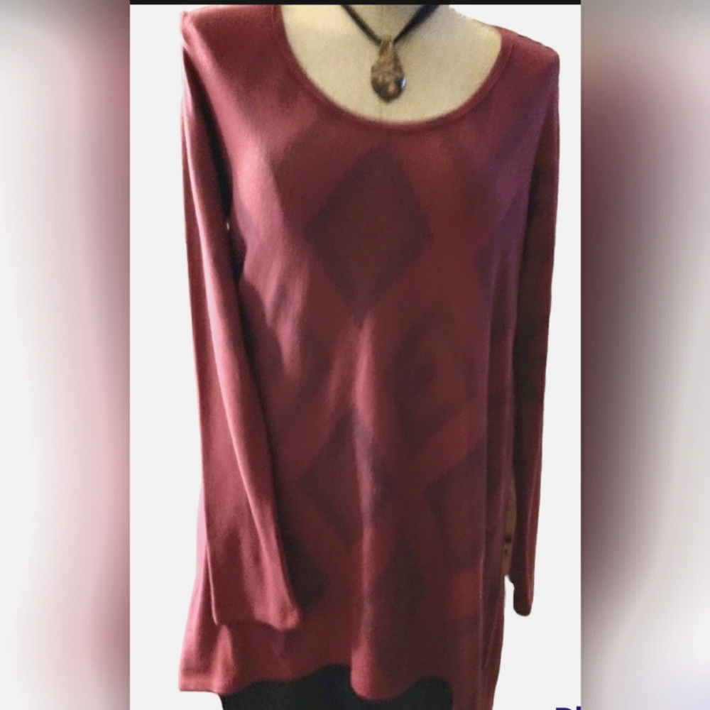 Maroon tunic